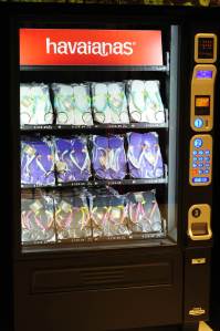 Where else would you find a Flip Flop Vending Machine...