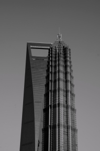 The two highest towers in Shanghai
