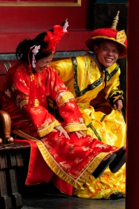 Chinese people just like to dress up for their photographs